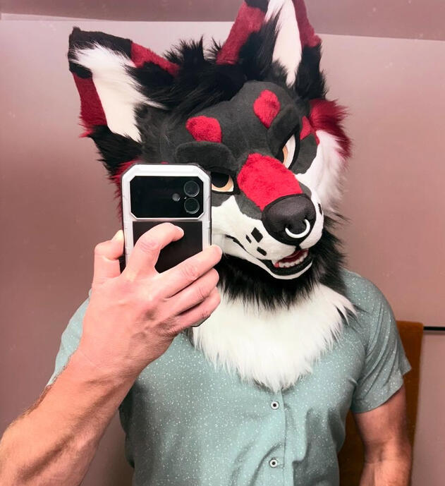 πΉ Volt β Fursuit Head (Front View)