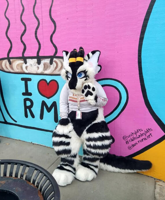 🔹 Zypher - Full body Fursuit - Front Visual